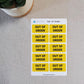 Out of Order Sticker Sheet | Safety Warning Caution Stickers | Planner and Journal Decoration Stickers | Matte Finish