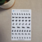 Cat Silhouettes Sticker Sheet