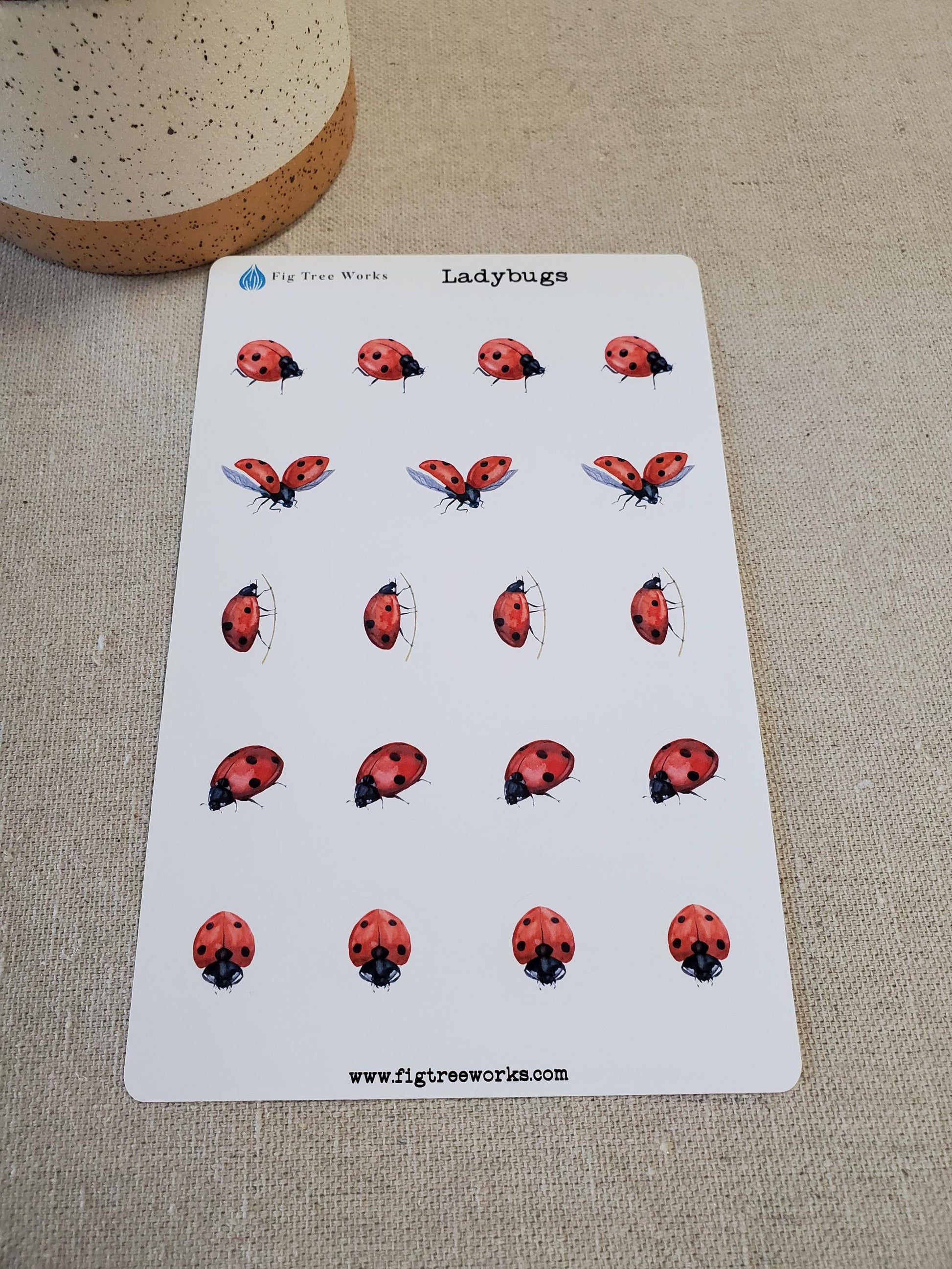 Ladybugs Sticker Sheet