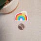 Rainbow and Sun Vinyl Sticker