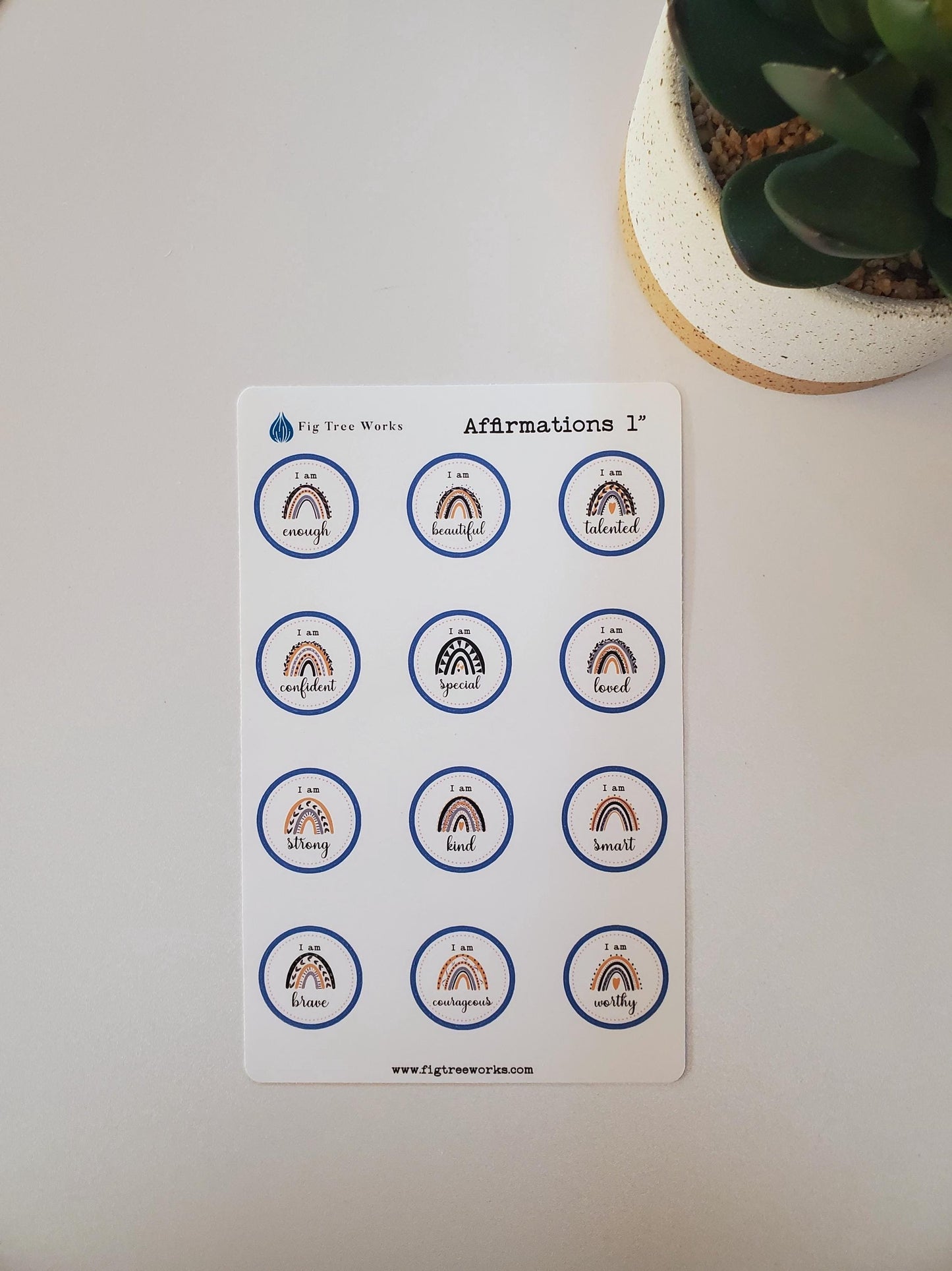 Affirmations Sticker Sheet