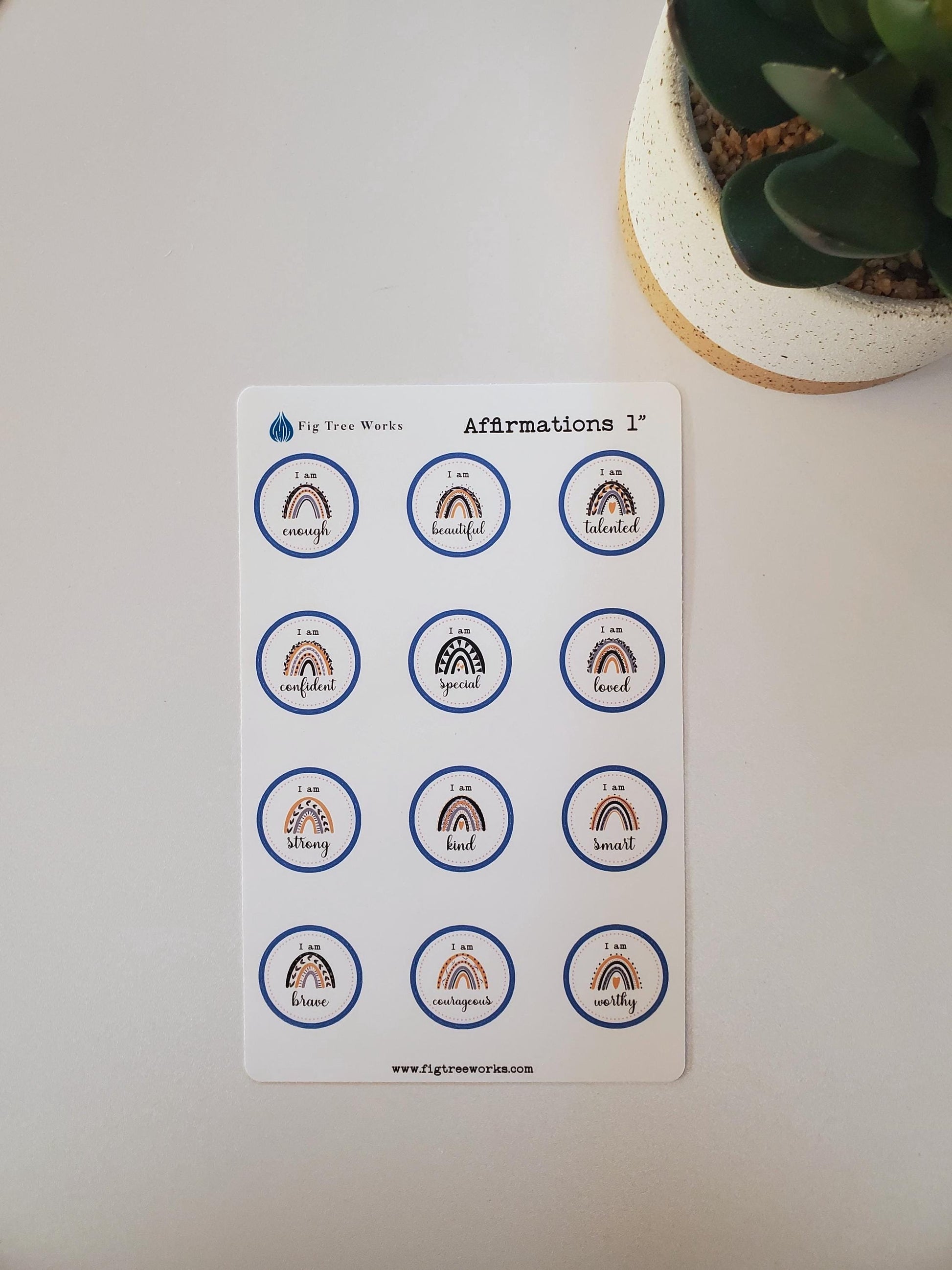 Affirmations Sticker Sheet