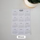 Year At A Glance Cardstock Calendar Double Sided