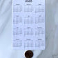 Calendar Magnet - 4" x 6"