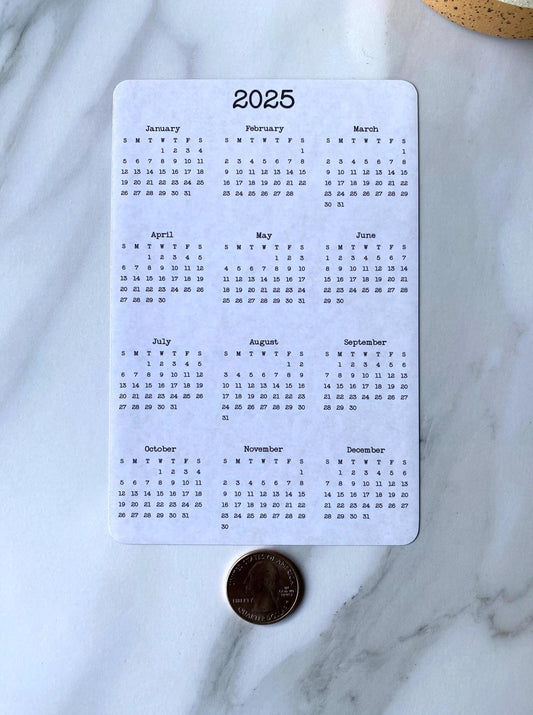 Calendar Magnet - 4" x 6"