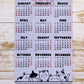 Cat Lover Calendar Magnet 4" x 6" Start On Any Month | 2025, 2026, or 2027 Year at a Glance | Magnet Calendar for Fridge | Glossy Finish