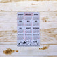 Cat Lover Calendar Magnet 4" x 6" Start On Any Month | 2025, 2026, or 2027 Year at a Glance | Magnet Calendar for Fridge | Glossy Finish