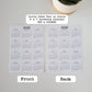 Year At A Glance Cardstock Calendar Double Sided