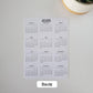 Year At A Glance Cardstock Calendar Double Sided