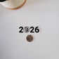 2026 Year of the Horse Clear Vinyl Sticker | Chinese Lunar New Year | For Planners, Journals, Bujos, and More | Die Cut, Glossy | Style B