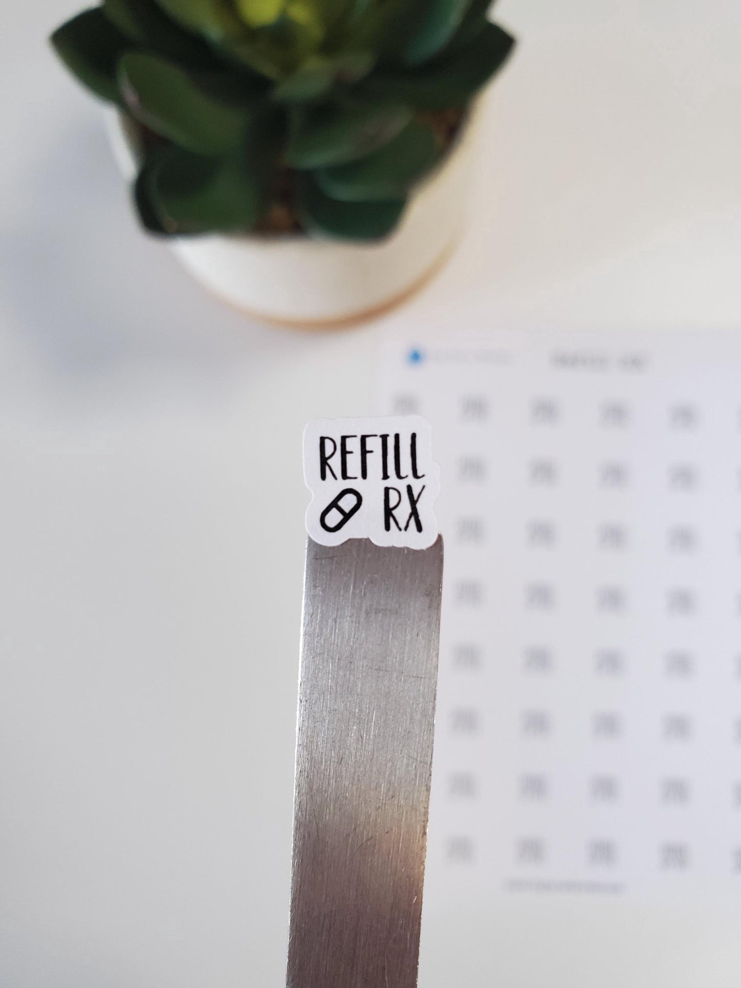Refill Prescription Stickers | Refill RX Reminders for Planners, Journals, and Notebooks | Mini Scripts