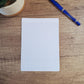 Dot Grid Blank Sticker 5" x 7" | Add a blank dot sheet to your planner or journal