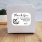 Hummingbird Thank You Label Sticker for Teachers, Staff, Mentors, Managers, Supervisors | Customizable Name | 3" x 2" Label