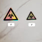 Biohazard Warning Holographic Vinyl Sticker