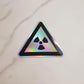 Radioactive Warning Holographic Vinyl Sticker