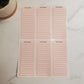 Priorities List Stickers for Planners, Journals, and Agendas | 6 Stickers Per Sheet | Kiss Cut, Matte Finish
