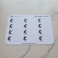 Work Schedule Mini Sticker Sheet | Night Shift Stickers for Planners, Journals and Notebooks | Kiss Cut, Matte Finish
