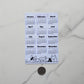 Dog Lover Calendar Magnet 4" x 6" Start On Any Month | Year at a Glance | Magnet Calendar for Fridge | Glossy Finish