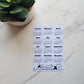 Dog Lover Calendar Magnet 4" x 6" Start On Any Month | Year at a Glance | Magnet Calendar for Fridge | Glossy Finish