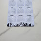 Calendar Magnet 4" x 6" With Mountain Design Start On Any Month | Year at a Glance | Magnetic Calendar for Fridge