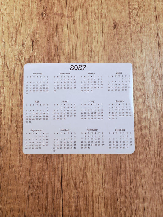Calendar Magnet 6" x 5"