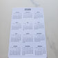Year At A Glance Cardstock Calendar 4" x 6"