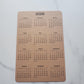 Year At A Glance Cardstock Calendar 4" x 6"