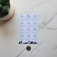 Calendar Magnet 4" x 6" With Mountain Design Start On Any Month | Year at a Glance | Magnetic Calendar for Fridge