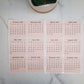 Mini Calendar Stickers