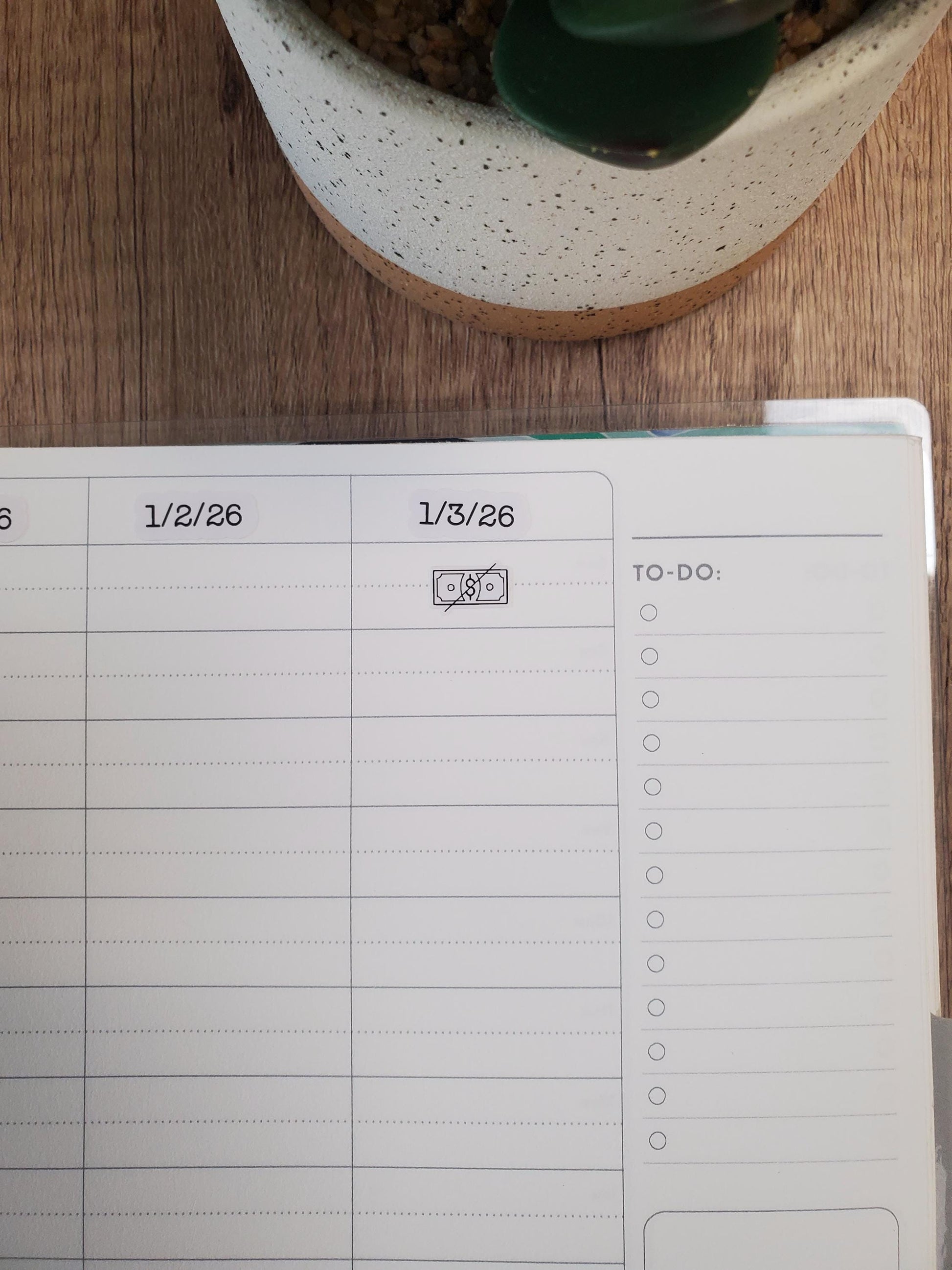 No Spend Icon Stickers for Planners, Calendars and Agendas | Finance Stickers