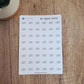 No Spend Icon Stickers for Planners, Calendars and Agendas | Finance Stickers