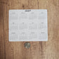 Calendar Magnet 6" x 5"