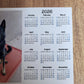Custom Photo Year At A Glance Landscape Calendar | Start On Any Month | 11" x 8.5" | Printed and shipped to your home