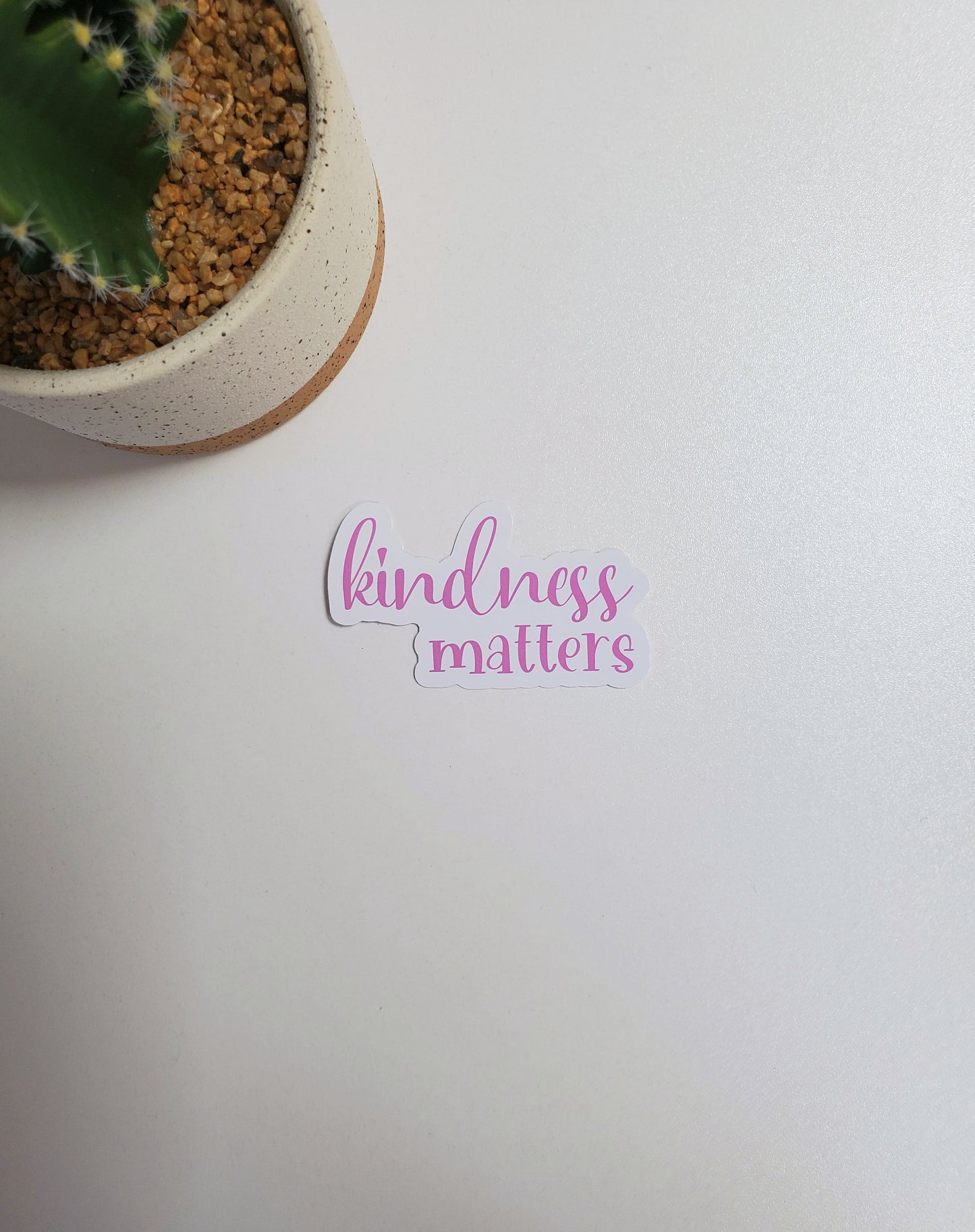 Kindness Matters Text Sticker