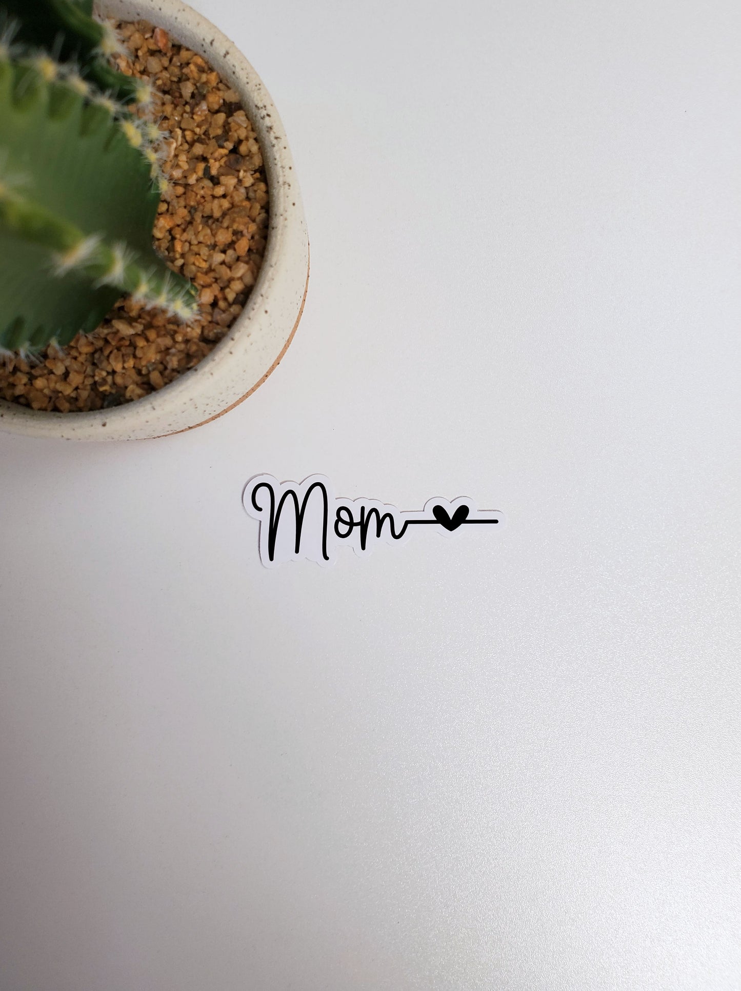 Mom Love Text Sticker