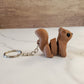 Squirrel Flexible 3D Printed Keychain