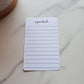 Important Stickers with Lines for Planners