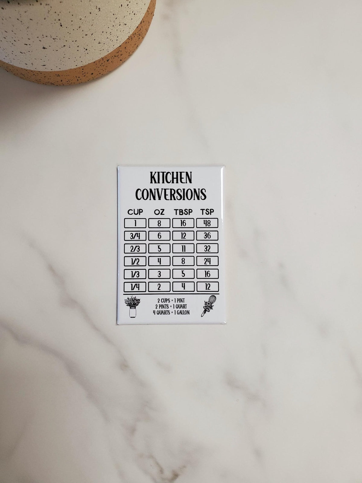 Kitchen Conversion Magnet