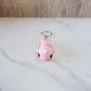 Pink Narwhal Flexible 3D Printed Keychain