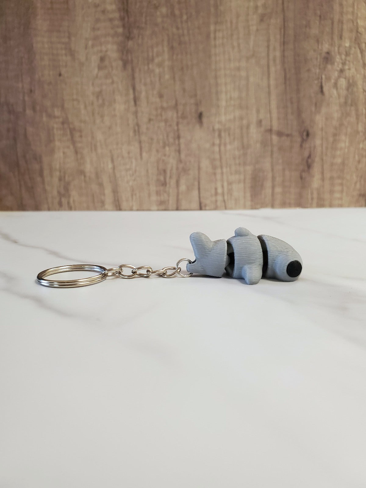 Baby Hammerhead Shark Flexible 3D Printed Keychain