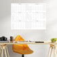 Large Six Month Wall Calendar Starting On Any Month