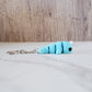 Blue Narwhal Flexible 3D Printed Keychain