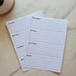 Weekly Two Page Undated Checklist Planner Stickers