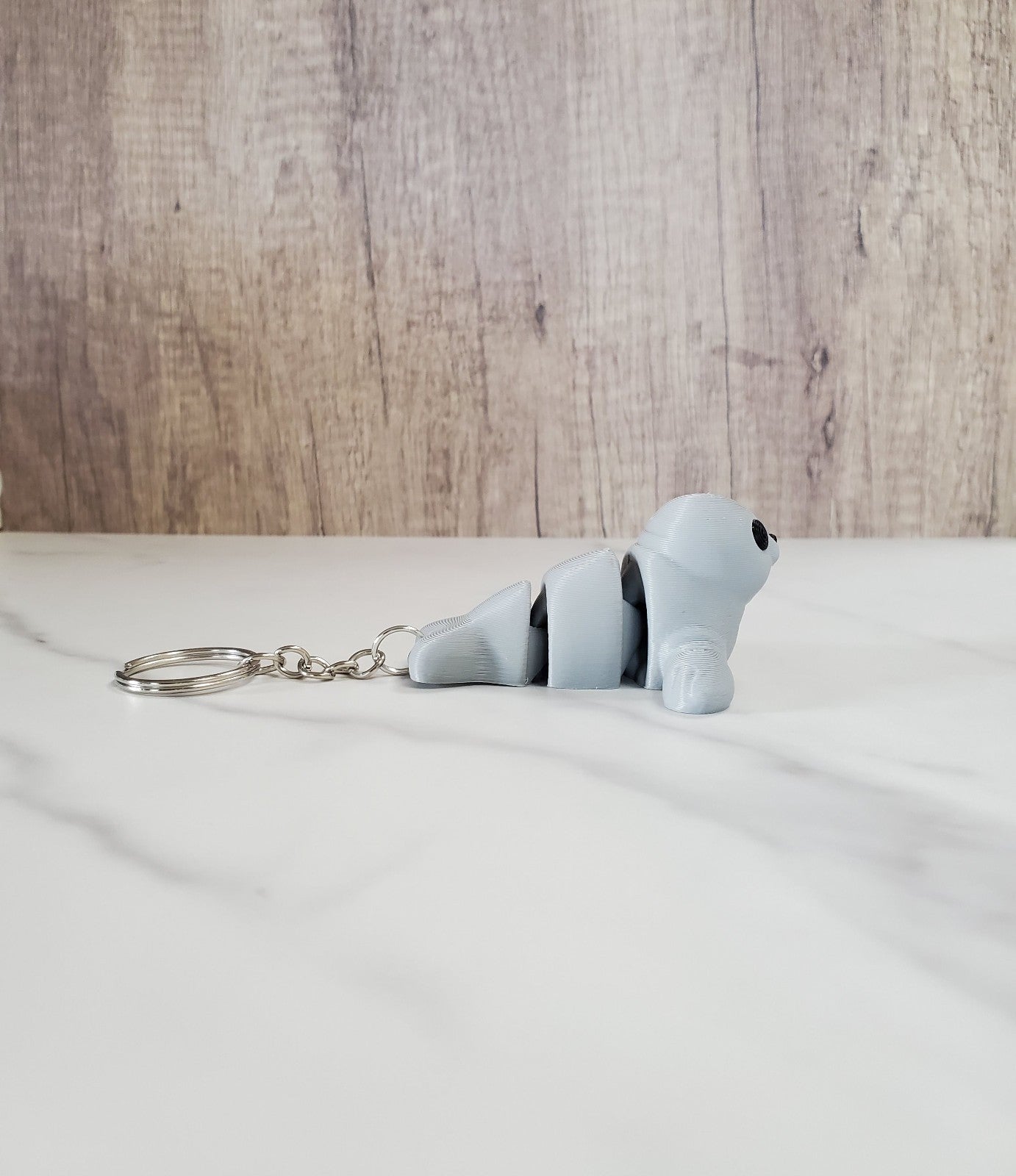 Seal Flexible 3D Printed Keychain