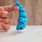Dolphin Flexible 3D Printed Keychain