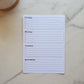 Weekly Two Page Undated Checklist Planner Stickers