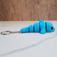Dolphin Flexible 3D Printed Keychain