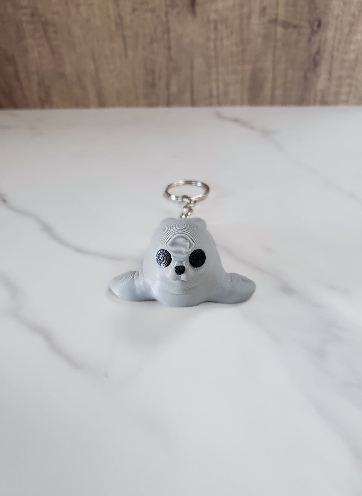 Seal Flexible 3D Printed Keychain