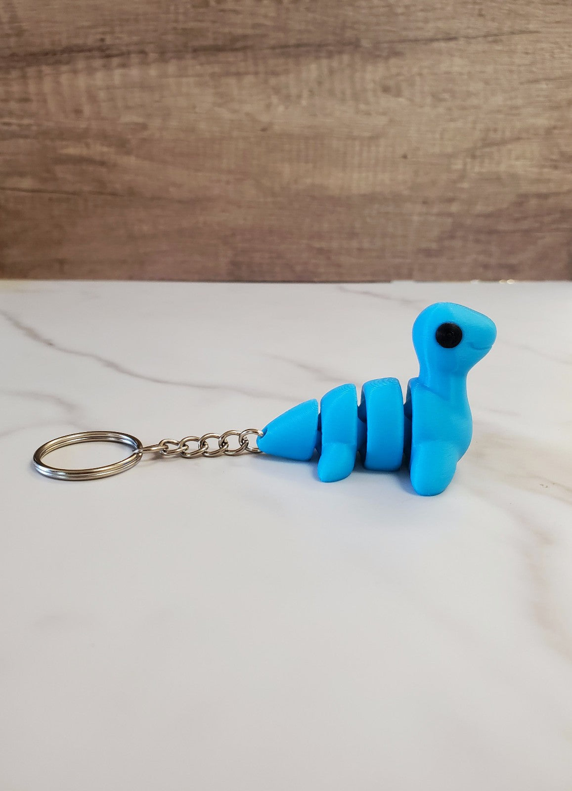 Loch Ness Monster Flexible 3D Printed Keychain