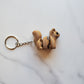 Squirrel Flexible 3D Printed Keychain